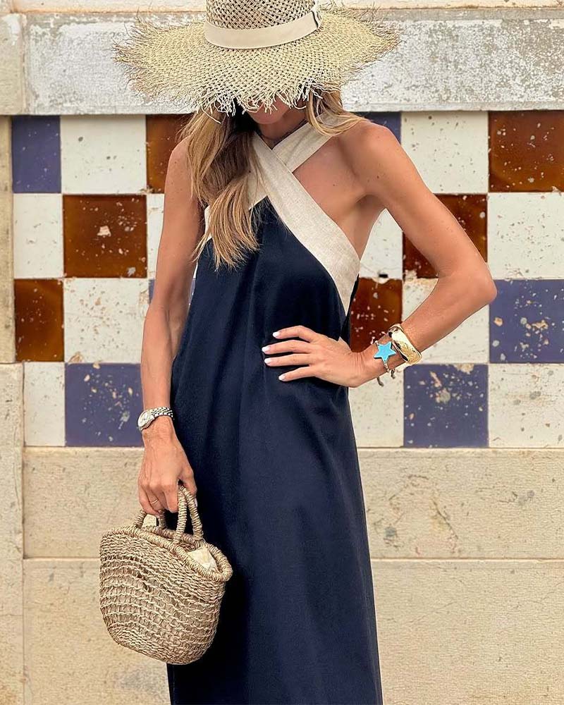 Keira - Breathable Comfortable Crossed Maxi Dress
