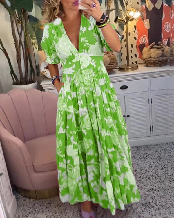 Coralina - Vibrant Floral Dress