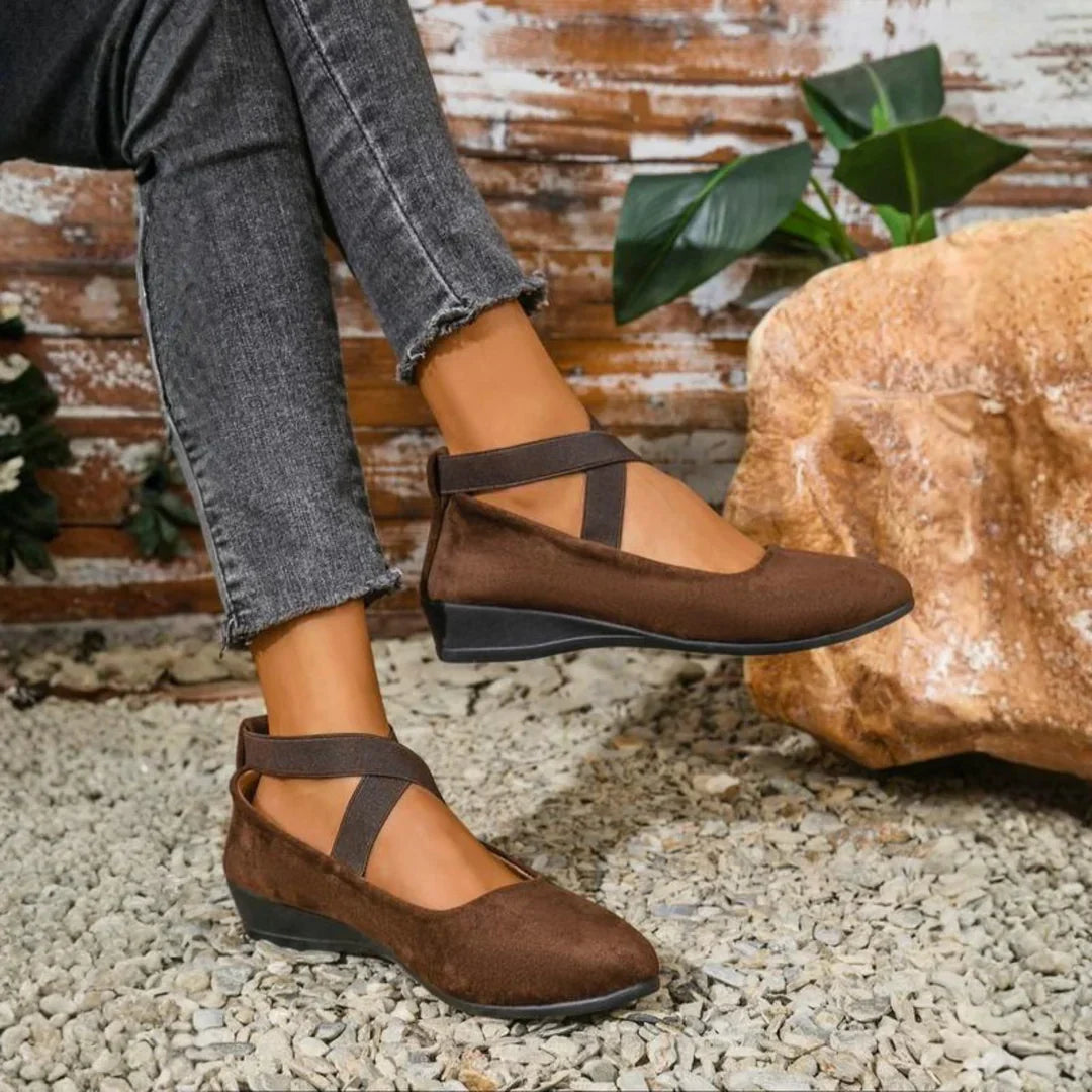 Sue - Wedge Slip-On Shoes