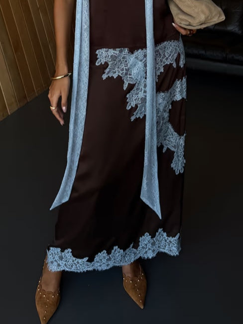 Katalina™ Lace Suit Set | Elegant Lace-Trimmed Two-Piece