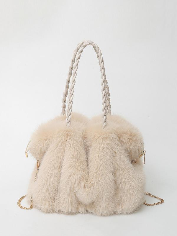 Bethany | Women Plush Velvet Shoulder Tote