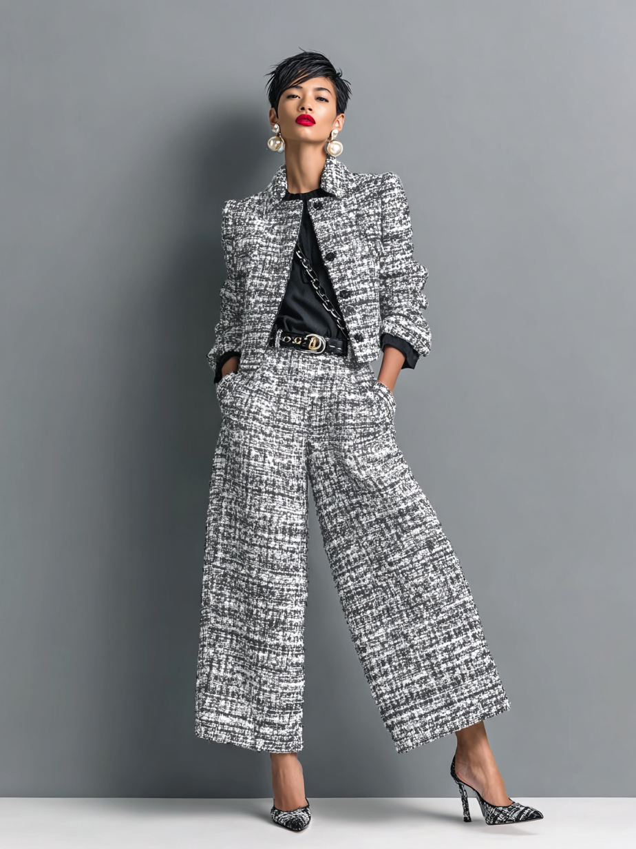 Akira™ Stylish Two-Piece Set | Modern Tailored Co-Ord