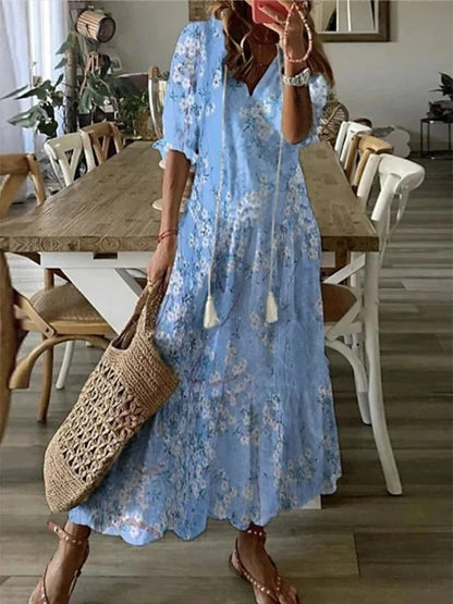 Fallon - Boho Tummy Coverage Dress