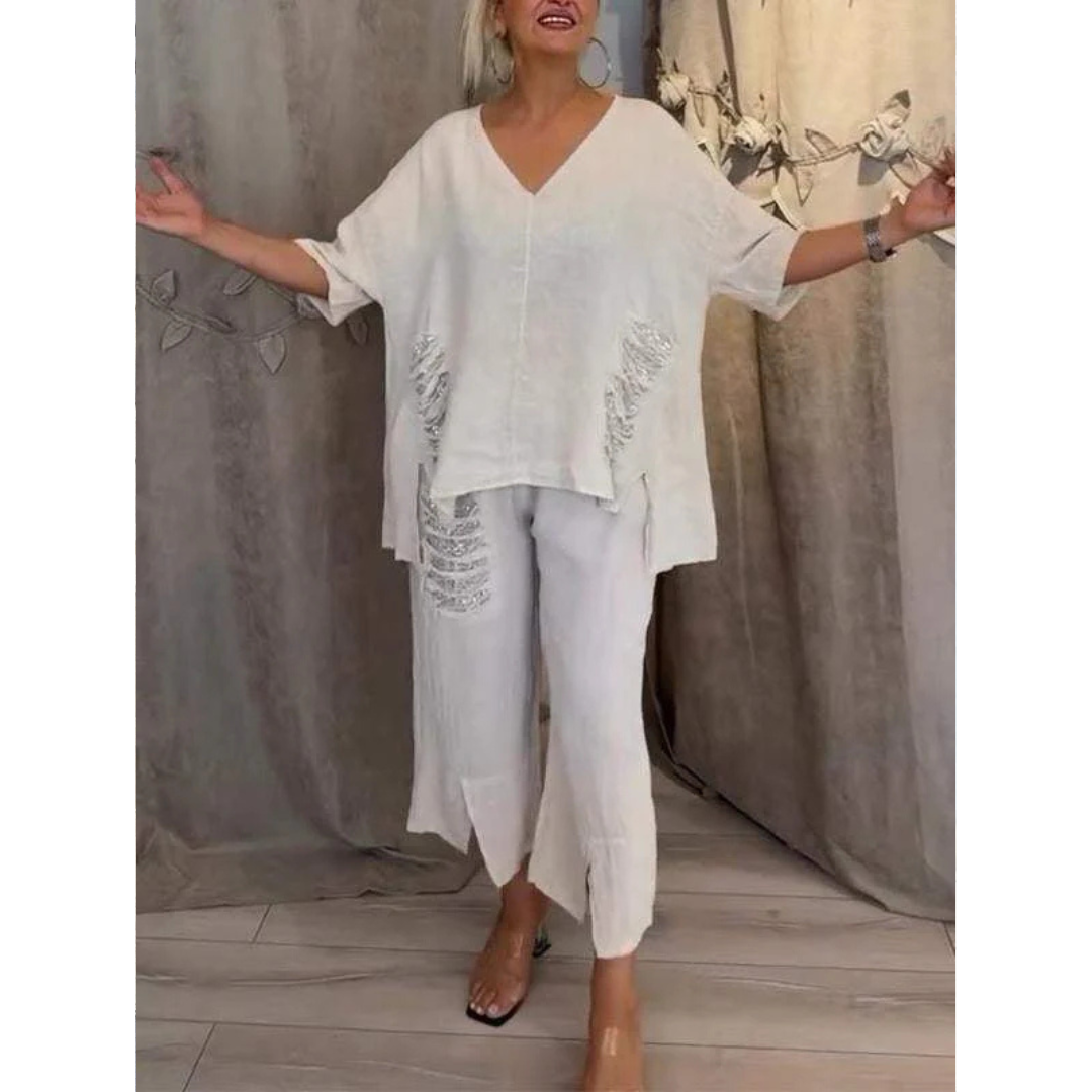 Bianca | Elegant Two-Piece Summer Set For The Sunny Days
