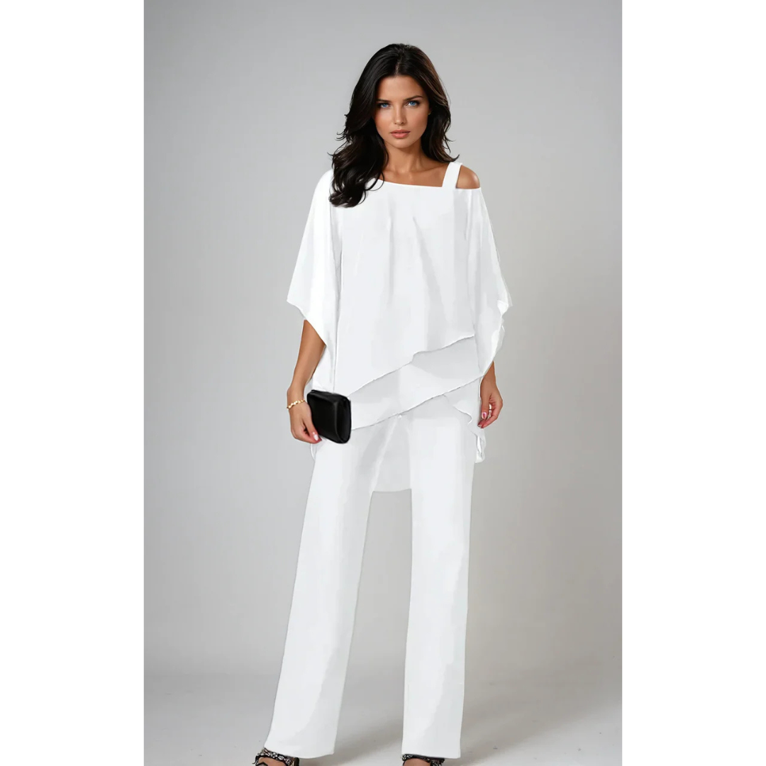 Mariella™ Two-Piece Layered Set | Relaxed Elegant Co-Ord Set