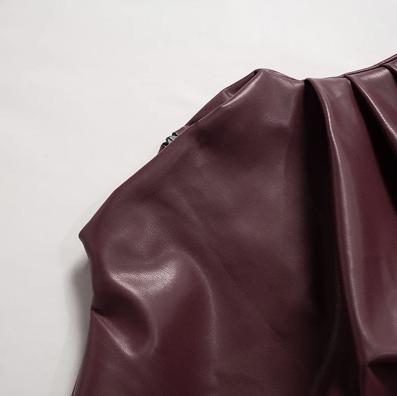 SERAN™ | Women Sleek Faux Leather Top