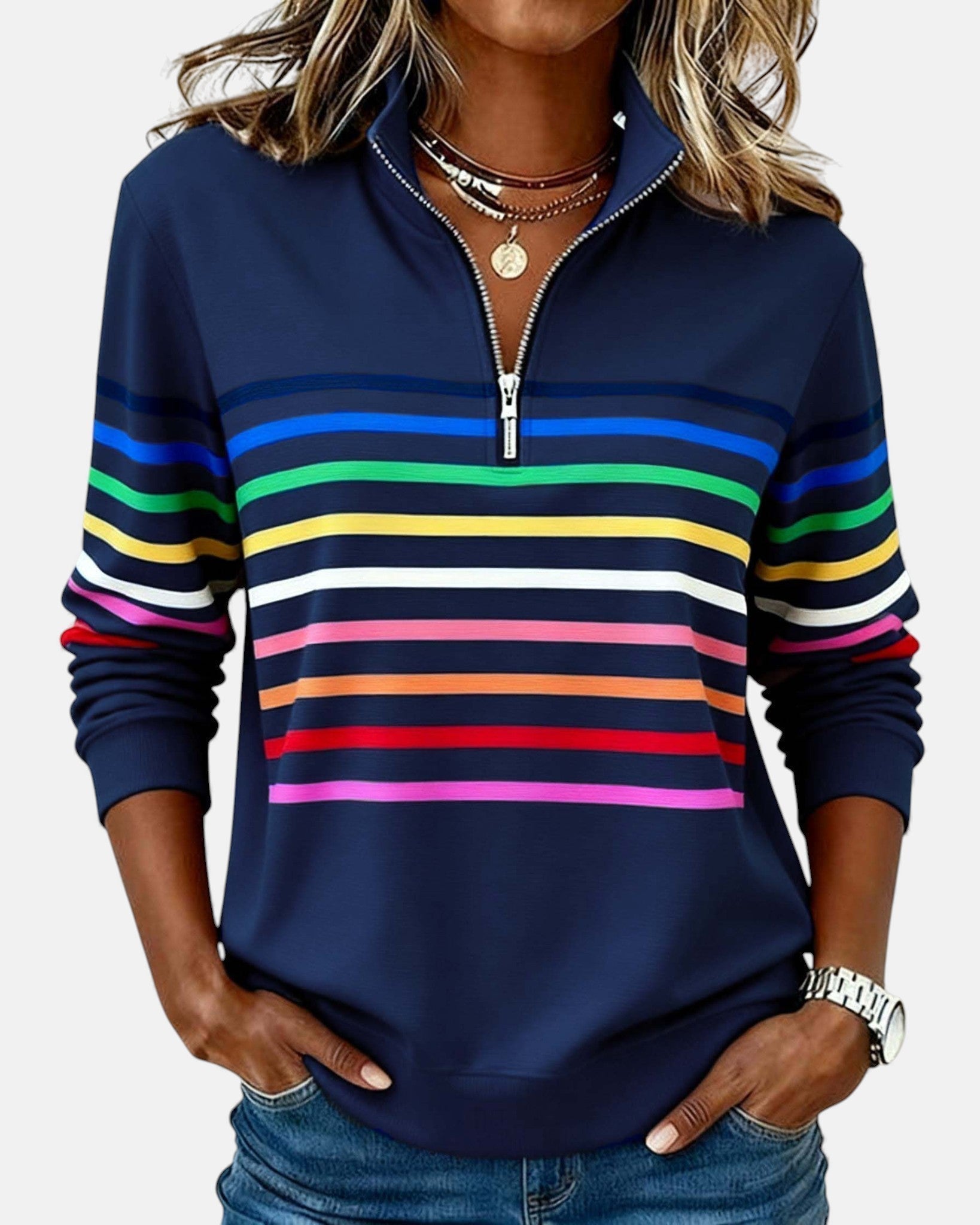 Wren | Classic Cotton Zip Sweatshirt for Everyday Comfort