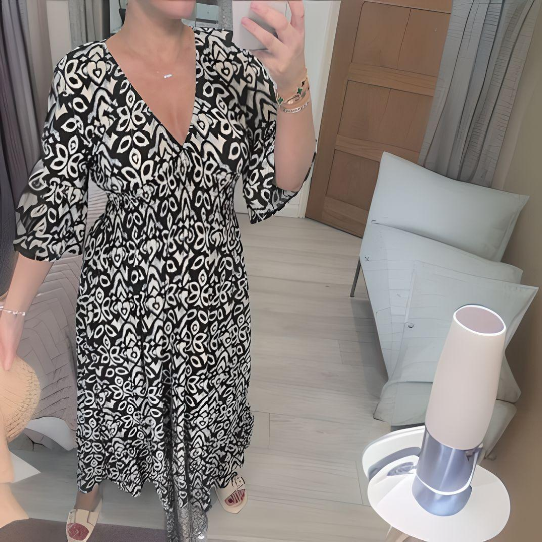 Lacey – Boho Printed Dress