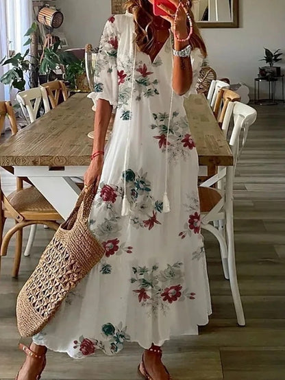 Fallon - Boho Tummy Coverage Dress